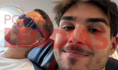 Novo amor para 2026 Carlinhos aparece em aviao rumo a