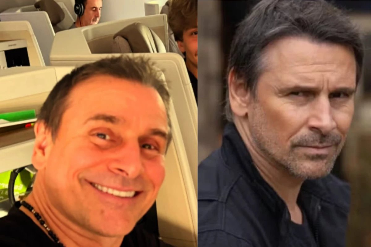 Parece com o pai Murilo Rosa aparece ao lado do