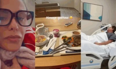 Poliana Rocha acompanha Leonardo no hospital e detalha rotina do