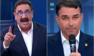 Ratinho diz que SBT nao tem lado e Flavio Bolsonaro