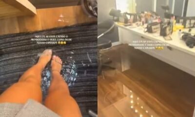 Rayane Figliuzzi enfrenta perrengue apos camarim alagar durante gravacao do