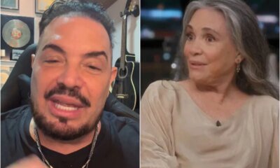 Regina Duarte e repreendida pelo cantor Conrado ‘querida…