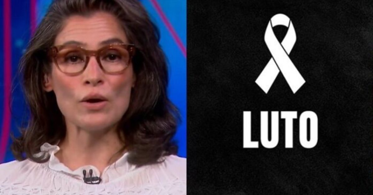 Renata Vasconcellos entra com plantao na Globo para confirmar morte