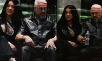 Romance no mar Belo e Rayane curtem cruzeiro do cantor