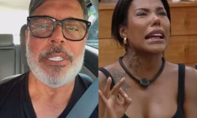 Saiu a cabeca de uma cobra Alexandre Frota festeja expulsao