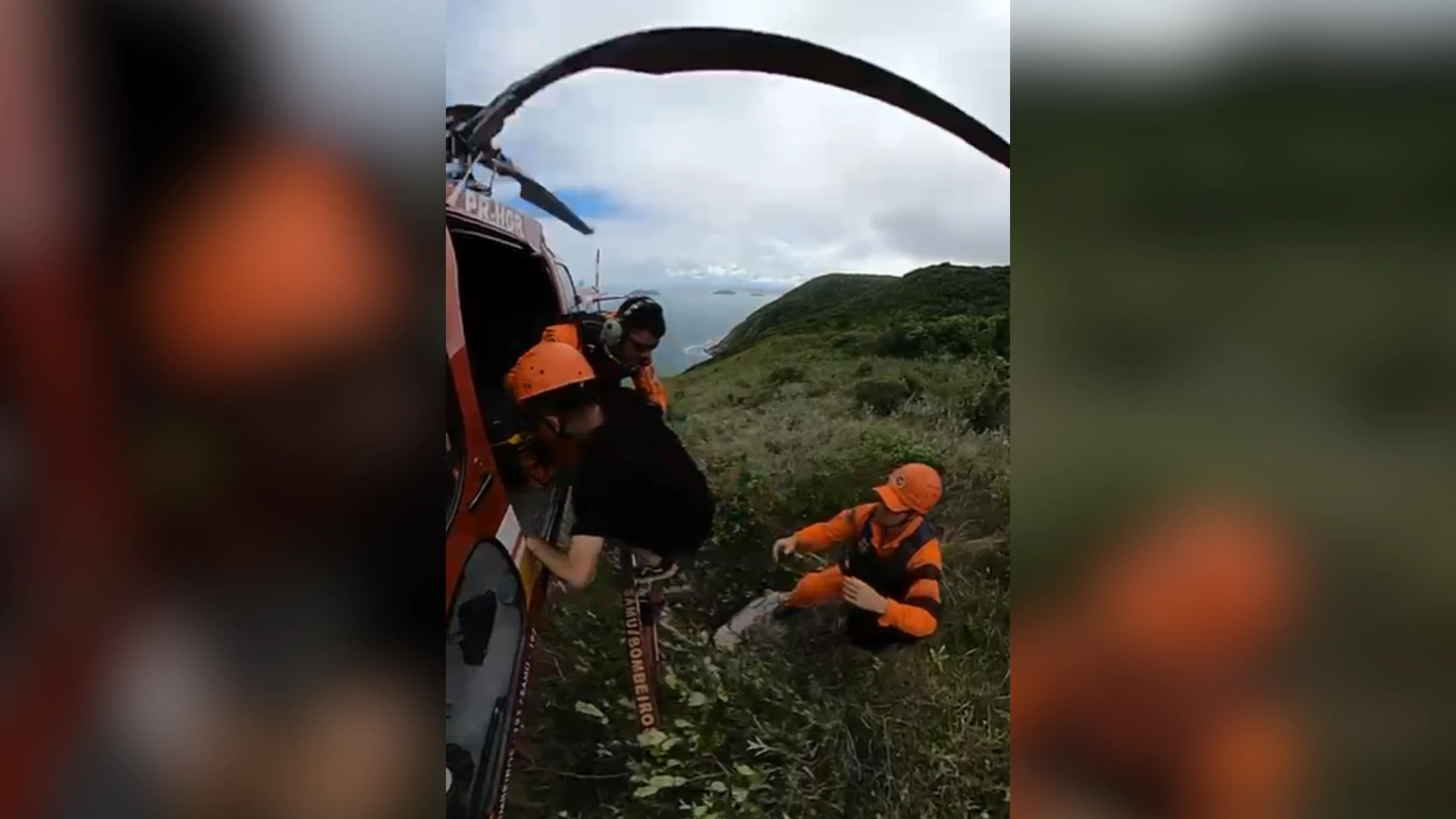 Veja momento em que turista israelense e resgatado de.webp