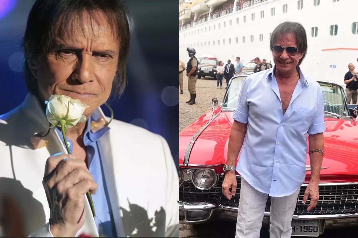 Video Roberto Carlos foi flagrado ao volante de Cadillac classico