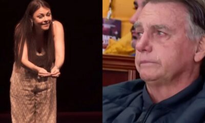 Video humorista Bruna Louise reage a bolsonarista durante apresentacao de
