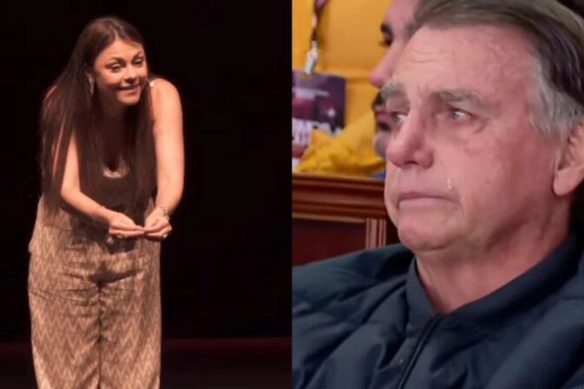 Video humorista Bruna Louise reage a bolsonarista durante apresentacao de
