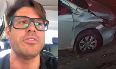 Video mostra como ficou o carro de motorista de aplicativo