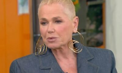 Xuxa recebe alta e deixa hospital apos cirurgia