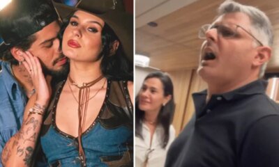 Ze Felipe leva bronca do pai de Ana Castela e