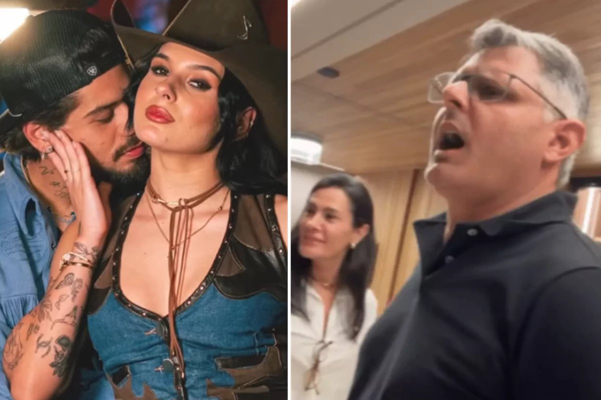 Ze Felipe leva bronca do pai de Ana Castela e