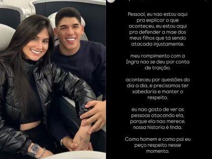 Ze Vaqueiro rebate ataques a ex mulher Ingra Soares e rumores