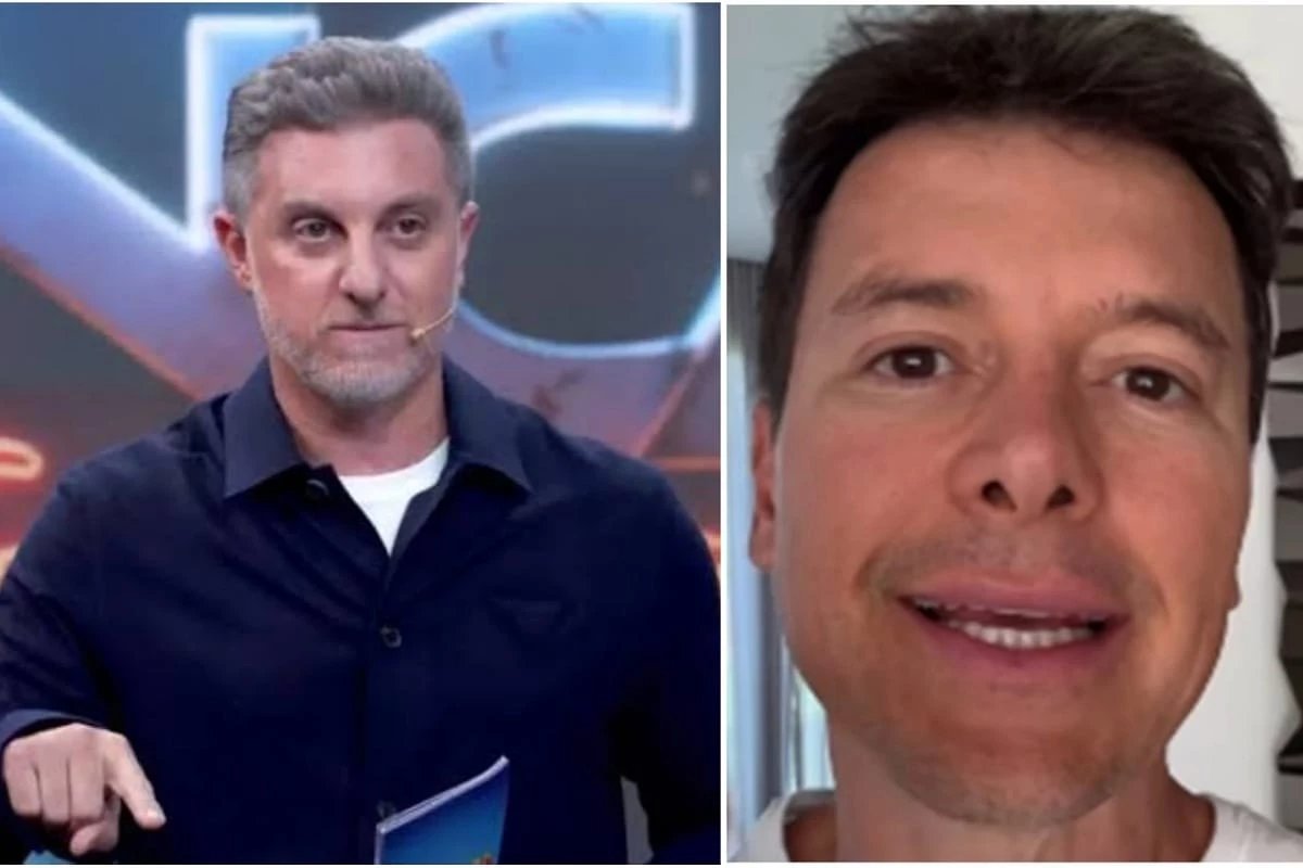 ‘Concorrendo com voce Rodrigo Faro responde Luciano Huck na mesma