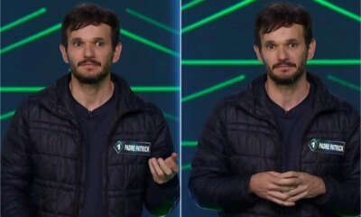 ‘E horrivel estar aqui Padre Patrick fica em duvida diante