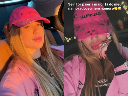 A caminho do Brasil Virginia mostra look com referencia a