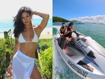 Ana Castela curte ferias com amigos e revela que foi