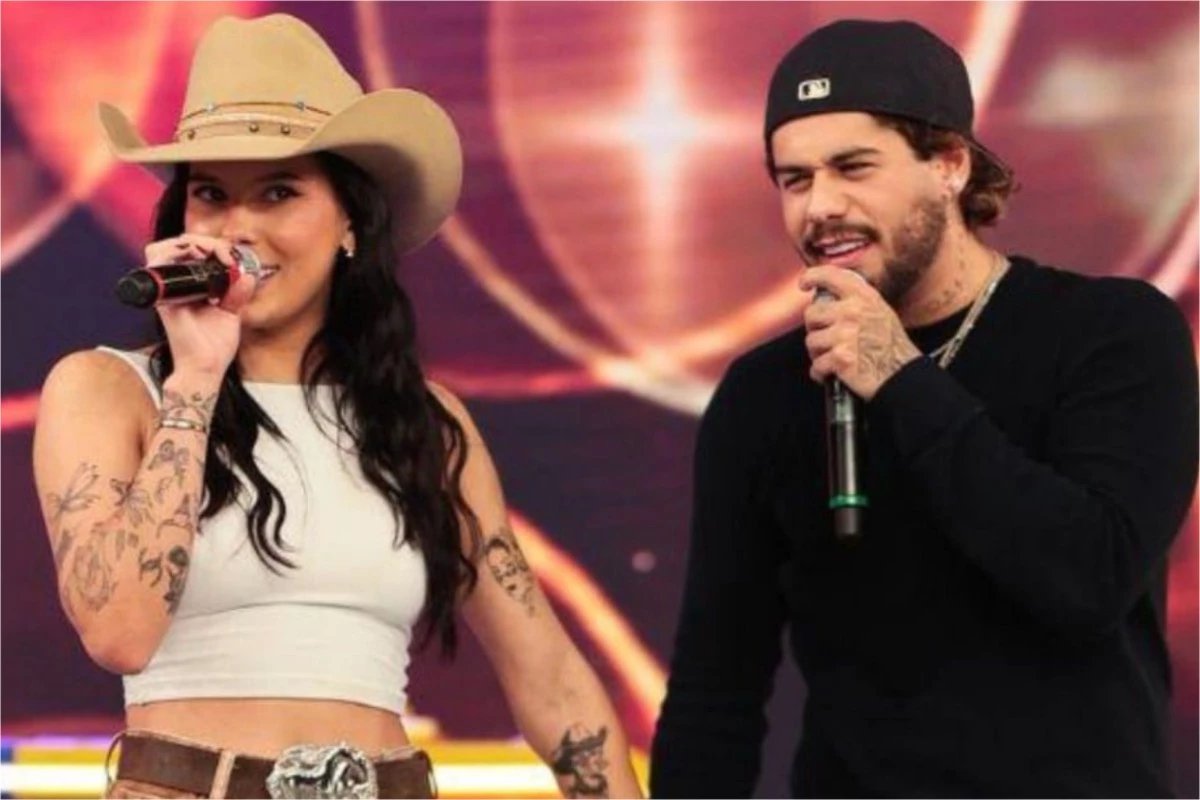 Ana Castela se encontra com Ze Felipe e revela se