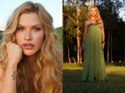 Andressa Suita posa deslumbrante e recebe chuva de elogios em