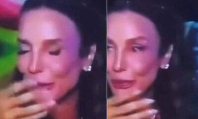 Ao vivo reporter ‘cospe no rosto de Ivete Sangalo e