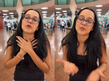 Apos desmaiar no Quarto Branco Rafaella volta a cidade natal