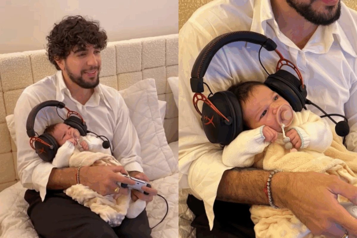 Apos nascimento da filha Nattan muda rotina e se dedica