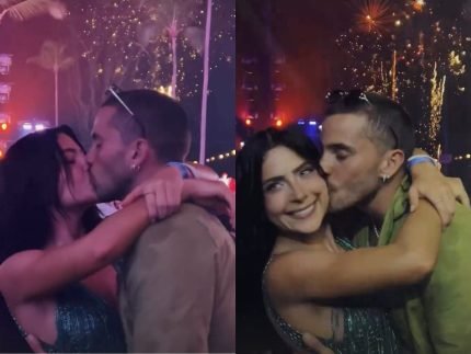 Assumidos Jade Picon posta video beijando Andre Lamoglia no reveillon