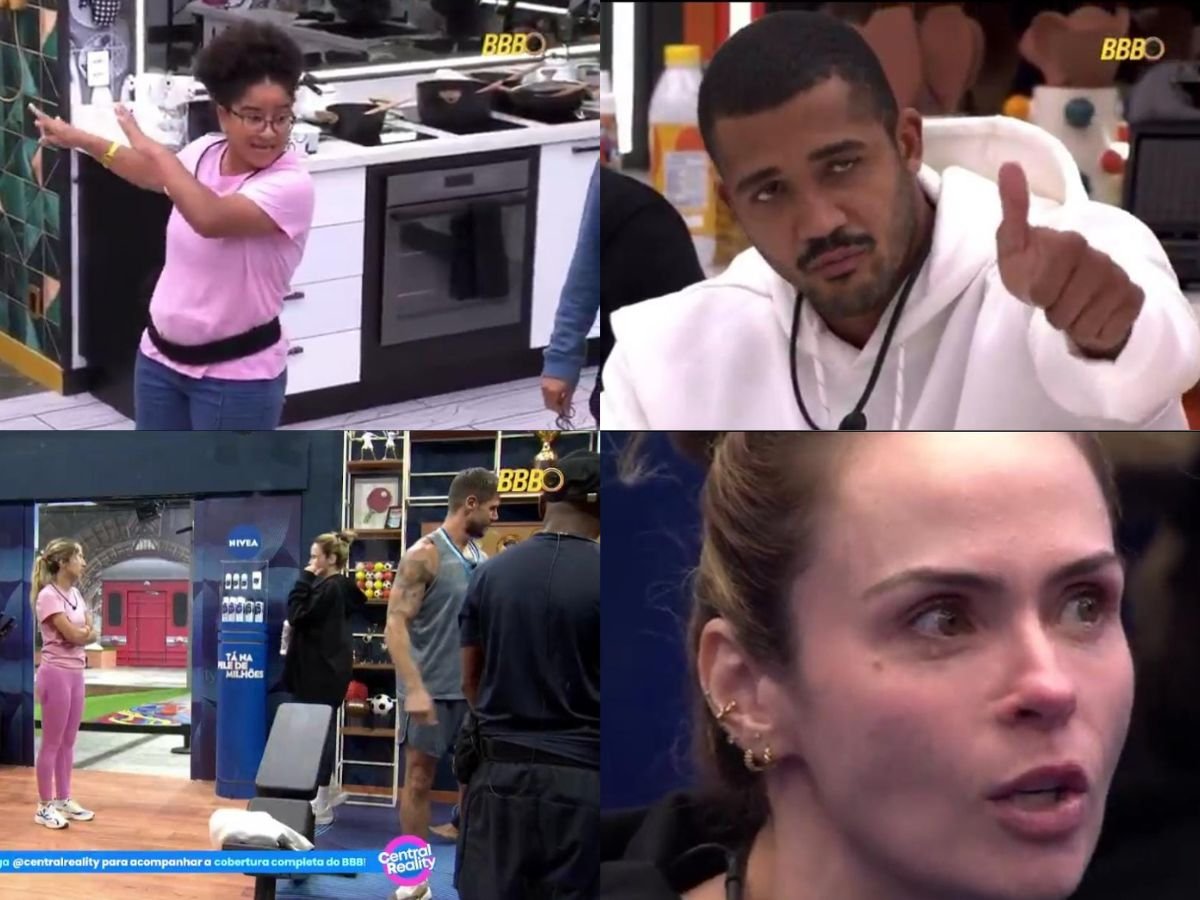 Fala de Matheus gera treta com Ana Paula e Milena. Reprodução: TV Globo