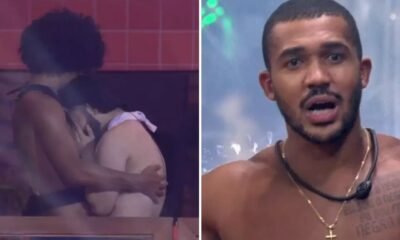 BBB26 Marcelo chora nos bracos de Breno apos Matheus tomar