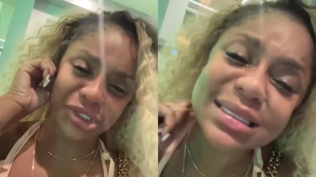 Cariucha chora e alega que foi agredida por medico em