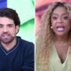 Cariucha e Matheus Baldi discutem e apresentadora pede socorro ao