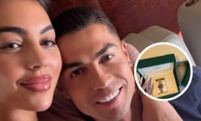 Cristiano Ronaldo presenteia Georgina Rodriguez com relogio de luxo saiba