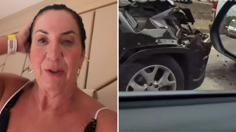 Destruido Video mostra estado do carro de Margareth Serrao.webp