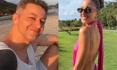 Discreto Lucas Lima confirma namoro com Nina Forlin durante viagem