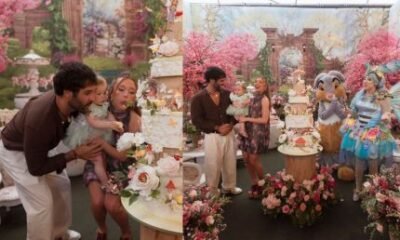 Duda Reis e Du Nunes comemoram o primeiro aniversario da