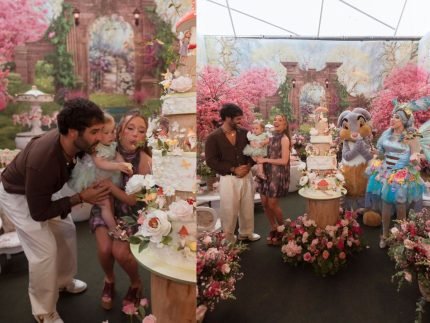 Duda Reis e Du Nunes comemoram o primeiro aniversario da