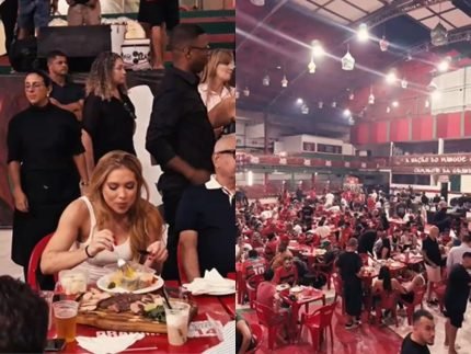 E festa Virginia Fonseca organiza churrasco para integrantes da bateria