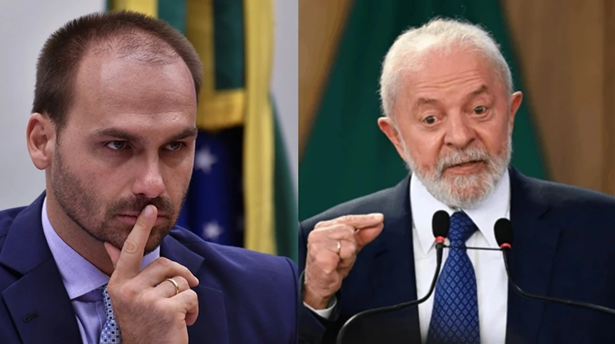 Eduardo Bolsonaro ameaca Lula apos captura de Maduro.webp