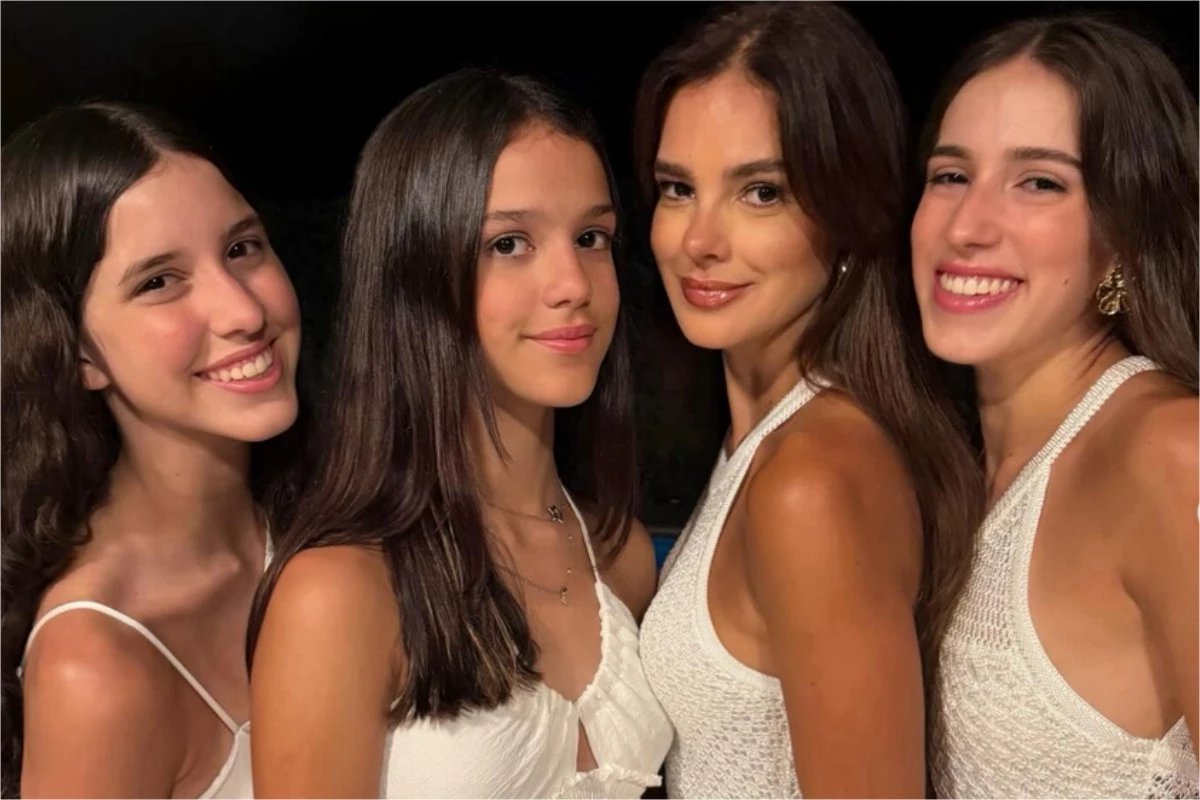 Esposa de Rodrigo Faro posta foto com a filha e