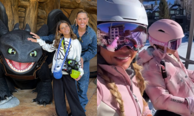 Ferias no exterior Confira registros de Deborah Secco e filha