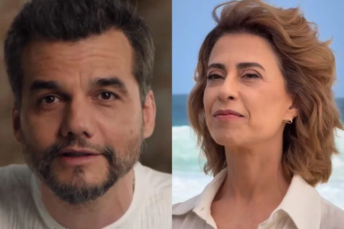 Fernanda Torres celebra vitoria de Wagner Moura no Globo de
