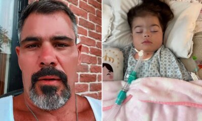 Filha de Juliano Cazarre enfrenta doenca rara desde o nascimento