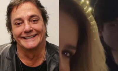 Filho cacula de Fabio Jr faz rara aparicao e e