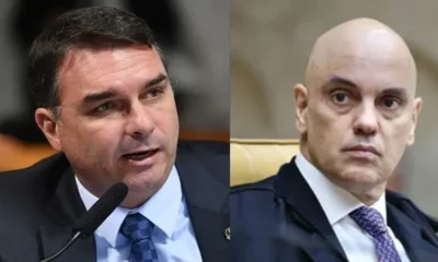 Flavio Bolsonaro mira Alexandre de Moraes e toma atitude.webp