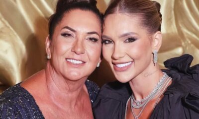 Foto da mae de Virginia Fonseca no leito de hospital