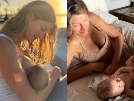 Gisele Bundchen compartilha fotos ineditas para comemorar primeiro ano do
