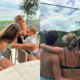 Gisele Bundchen compartilha momentos em familia mas nao expoe os