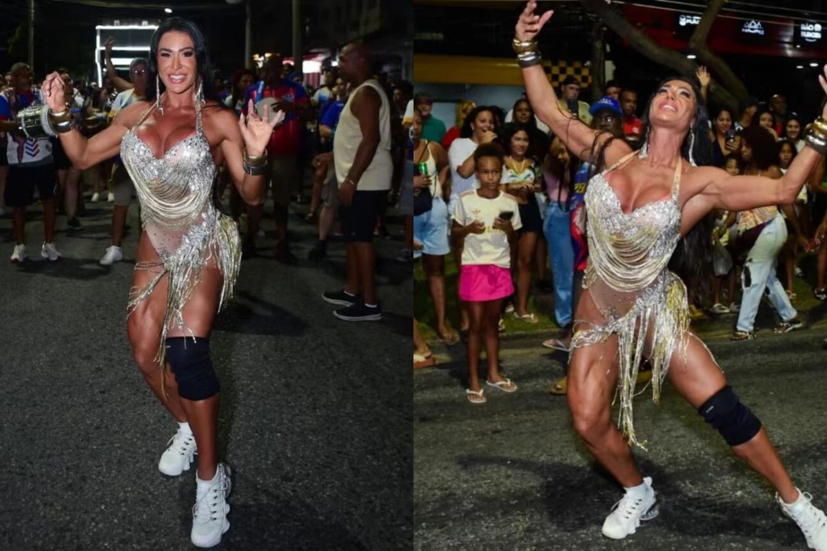 Gracyanne Barbosa vai desfilar de tenis no Carnaval 2026 apos