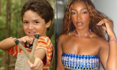 Iza e vista de maos dadas com ex ator mirim do